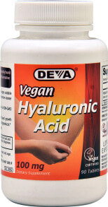 Гиалуроновая кислота deva Vegan Hyaluronic Acid Веганская гиалуроновая кислота 100 мг 90 таблеток