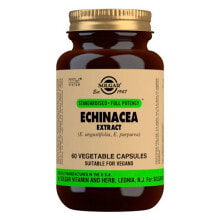 Эхинацея SOLGAR SFP Echinacea-Root & Leaf Extract -- Эхинацея-Экстракт Корней и листьев 60 веганских капсул