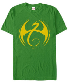 Fifth Sun marvel Men's Iron Fist Dragon Crest Short Sleeve T-Shirt