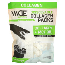 Vade Nutrition, Пакетики с растворимым коллагеном, коллаген + масло среднецепочечных триглицеридов, без добавок, 434 г (0,96 фунта)
