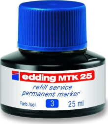 Edding Tusz do uzupełniania markerów permanentnych E-MTK 25 EDDING, niebieski