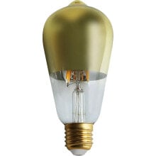 7HSEVENON Decorative Led Bulb St64 Dimmable Filament Gold/Transparent Dome