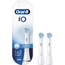 Электрические зубные щетки сменные насадки Oral-B iO Ultimate Clean 80335621 2 штуки
