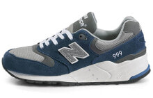 New Balance NB 999 系带 时尚 低帮 跑步鞋 男女同款 灰蓝 / Кроссовки New Balance NB 999 ML999NV