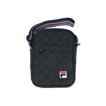 Мужские сумки через плечо мужская сумка через плечо спортивная тканевая маленькая планшет черная Fila Reporter Bag