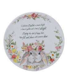 Certified International sweet Bunny Round Pass Along Plate