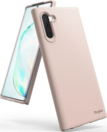 чехол силиконовый нежно-розовый Samsung Galaxy Note 10 Ringke