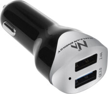 Автомобильное зарядное устройство и адаптер для мобильного телефона Ładowarka Maclean MCE157 2x USB-A 2.4 A (MCE157)