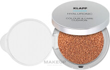 Leicht deckende Cushion-Foundation mit Schwämmchen - Klapp Hyaluronic Color & Care Cushion