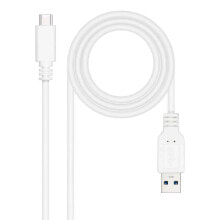 NANOCABLE 10.01.4001-L150-W 1.5 m USB-A To USB-C Cable