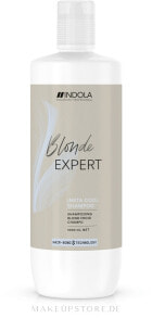 Shampoo für kühle Blondtöne - Indola Blonde Expert Insta Cool Shampoo