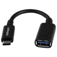 STARTECH 6in USB-C To M/F USB 3.0 usb adapter