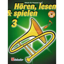 De Haske Hören, lesen, spielen, Band 3 Posaune in B, Buch & CD