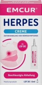 Lippenherpes Creme, 6 ml