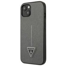 GUESS Guhcp13Mpsatlg iPhone 13.14.15 6.1 Srebrny Saffianotriangle phone case