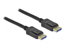 DisplayPort Kabel 10K 60 Hz 54 Gbps Kunststoffgehäuse 2 m - Cable - Digital/Display/Video
