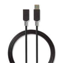 Nedis CCBW61010AT20 USB кабель 2 m 3.2 Gen 1 (3.1 Gen 1) USB A Антрацит