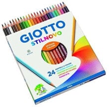 Цветные карандаши для рисования для детей giotto Kredki Stilnovo Intense 24 kolory (273988)