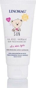 Средства для загара и защиты от солнца linomag Sun Sunscreen Spf50 Водостойкий солнцезащитный крем для детей 50 мл