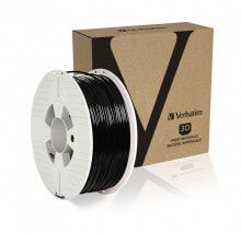 Расходные материалы для 3D-печати verbatim 55060 печатный материал для 3D-принтеров Полиэтилентерефталатгликоль (ПЭТГ) Черный 1 kg