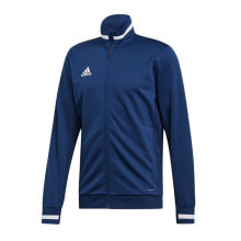 Олимпийки мужская олимпийка спортивная на молнии синяя Adidas Team 19 Track Jacket M DY8838