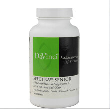 Витаминно-минеральные комплексы DaVinci Laboratories Spectra Senior Multi витаминно-минеральный комплекс для взрослых от 50 лет и старше 180 таблеток
