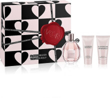 Viktor & Rolf Flowerbomb - Duftset (Eau de Parfum 100ml + Körperlotion 50ml + Körpercreme 40ml)