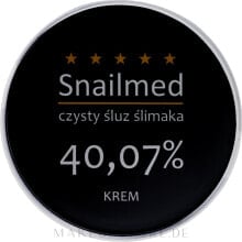 Купить увлажнение и питание кожи лица Snailmed: Gesichtscreme mit Schneckenschleim und Hyaluronsäure im Glas - Snailmed Royal Quality 15 ml