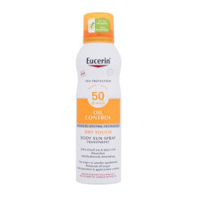 Eucerin Sun Oil Control Body Sun Spray Dry Touch SPF50 200 ml sonnenschutz wasserfest unisex