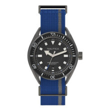 Мужские наручные часы с ремешком мужские наручные часы с синим текстильным ремешком Nautica NAPPRF002 ( 45 mm)