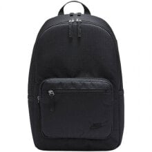 Мужские спортивные рюкзаки Мужской спортивный рюкзак черный с отделением Nike Heritage Eugene BKPK DB3300 010