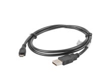 Lanberg CA-USBM-10CC-0010-BK USB кабель 1 m 2.0 Micro-USB B USB A Черный