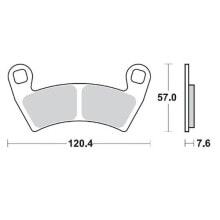 MOTO-MASTER Polaris 098421 Sintered Brake Pads