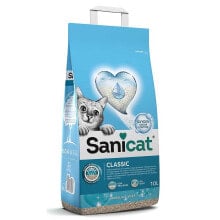 Купить косметика и гигиенические товары для собак SANICAT: SANICAT Sepiolita Classic Marsella Oxigen Power Cat Litter 10L