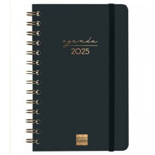 Diary Finocam ALMA Black 11,7 x 18,1 cm 2025