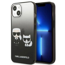 KARL LAGERFELD Klhcp13Stgkck iPhone 13 Mini 5.4 Gradient Ikonik Karl&Choupette phone case