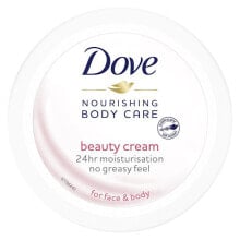 Увлажнение и питание кожи лица dove Beauty Cream for Face & Body Увлажняющий питательный крем для лица и тела 150 мл