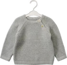 Pullover aus Strick, grau, Gr. 110, 1 St