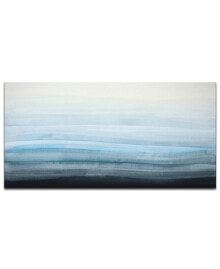 Ready2HangArt 'Ocean Depths' Abstract Canvas Wall Art, 18x36