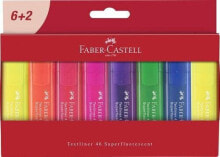 Купить фломастеры для детей Faber-Castell: Faber-Castell FABER-CASTELL Textmarker TL 46 SF 8er Kartonetui