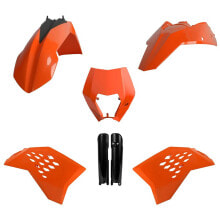 POLISPORT OFF ROAD Full KTM EXC/EXC-F/XC-W/XC-FW (08-11) OEM (10) 91459 plastics kit