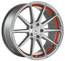 Колесный диск литой Barracuda Project 2.0 silver brushed / Undercut Color Trim rot 9x21 ET25 - LK5/112 ML73.1