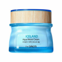 Корейские кремы и эмульсии для лица увлажняющий крем для лица The Saem Iceland Aqua Moist (60 ml)