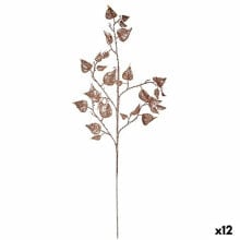 Branch Glitter champagne Plastic 42 x 73 x 3,5 cm (12 Units)