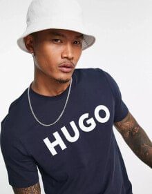 Синие мужские футболки Hugo Boss купить от $98