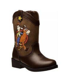Disney Pixar little Boys Toy Story Slip On Light Up Cowboy Boots