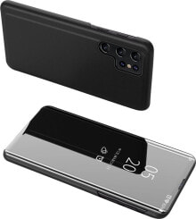 Hurtel Etui Clear View Case do Xiaomi POCO C65 / Redmi 13C z klapką - czarne