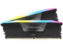 Купить модули памяти (RAM) Corsair: CORSAIR Vengeance RGB 32GB (2 x 16GB) 288-Pin PC RAM DDR5 6400 (PC5 51200) Deskt