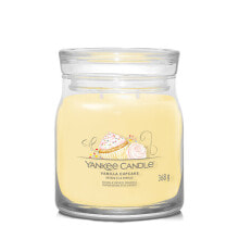 Освежители воздуха и ароматы для дома aromatic candle Signature glass medium Vanilla Cupcake 368 g