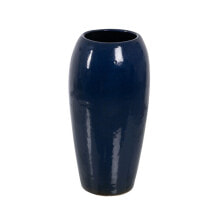 Vase Blue Ceramic 31 x 31 x 60,5 cm